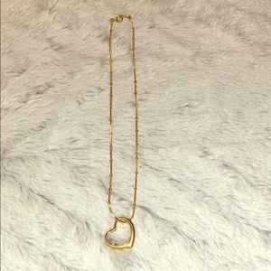 Gold Heart Necklace!